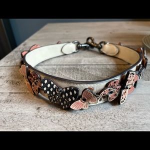 Coach Butterfly Appliqué Strap